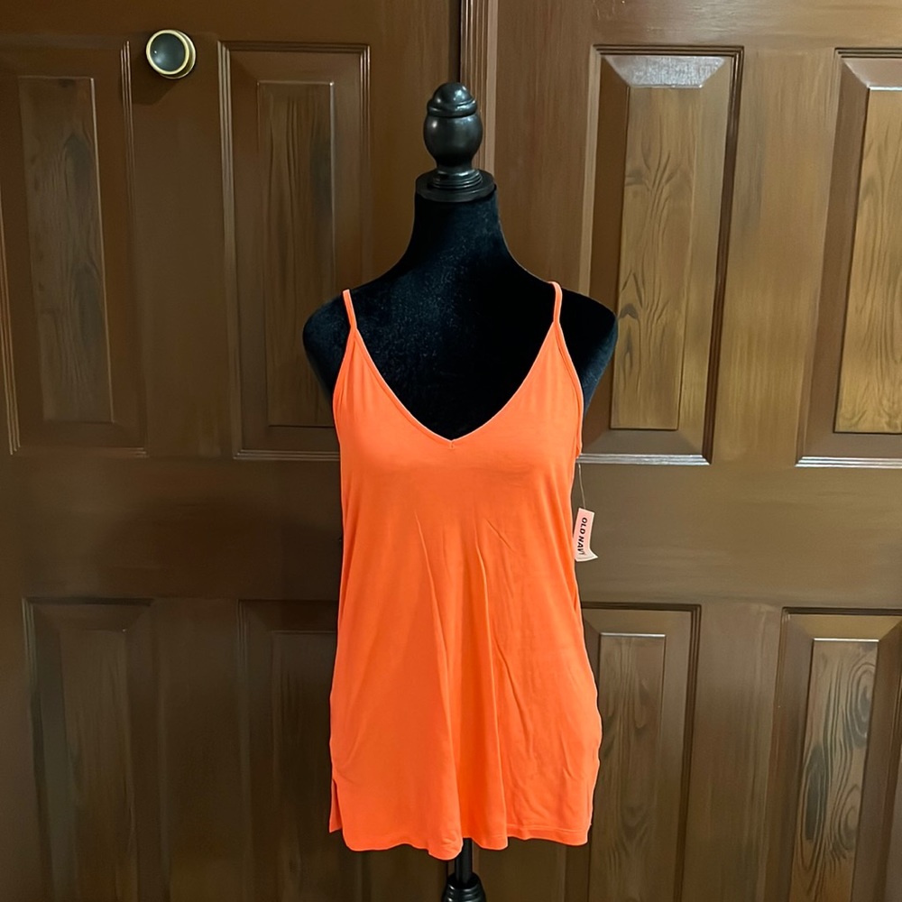 NWT women’s Old Navy, orange extra small tank top